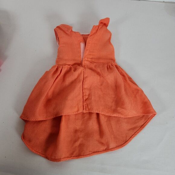 Our Generation OG‎ Doll Girl Clothes Fits 18 In Dolls dress apron sweets orange - Picture 4 of 9